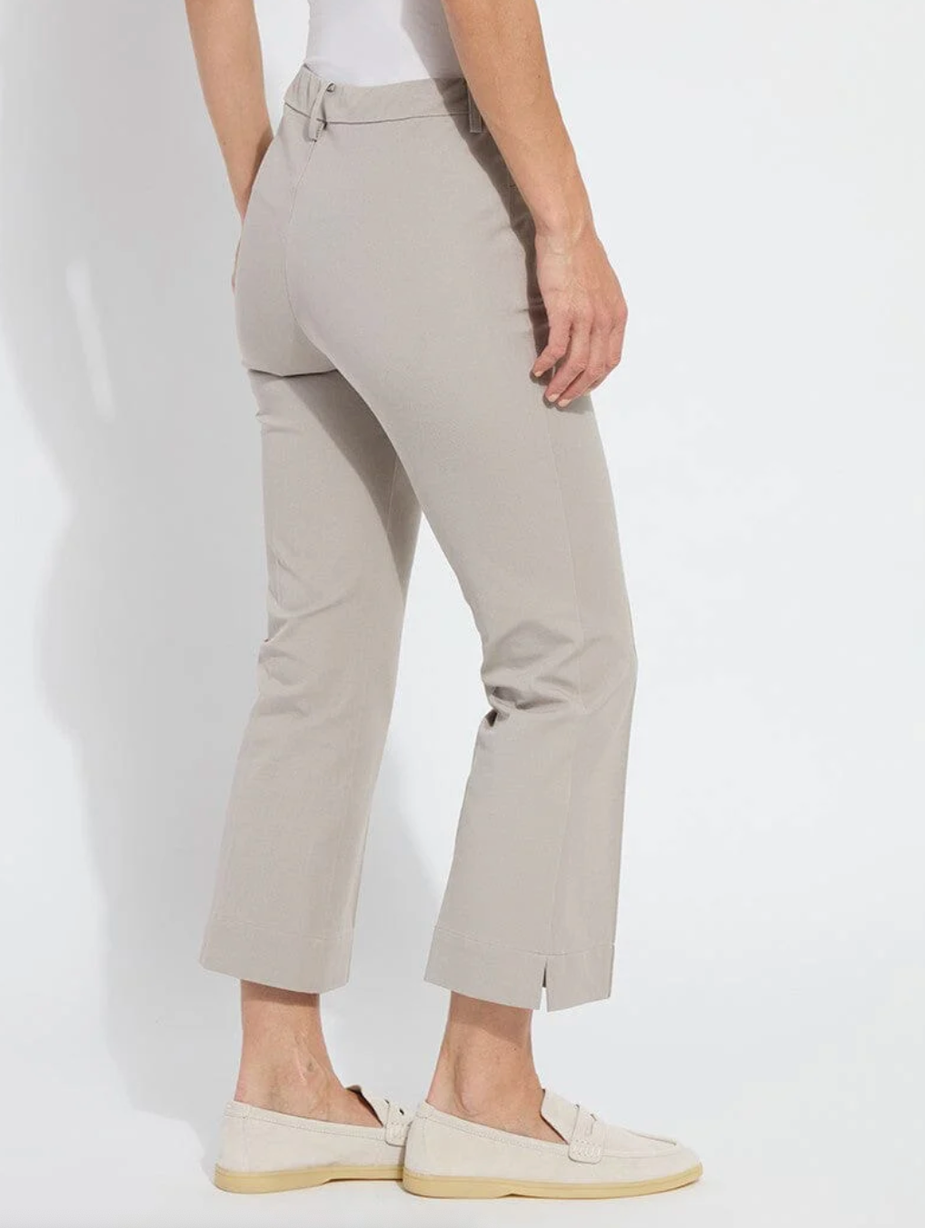 Amanda Bootcut Crop in Salty Chino
