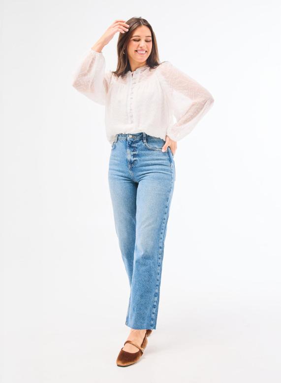 Brianna Top in Marshmallow