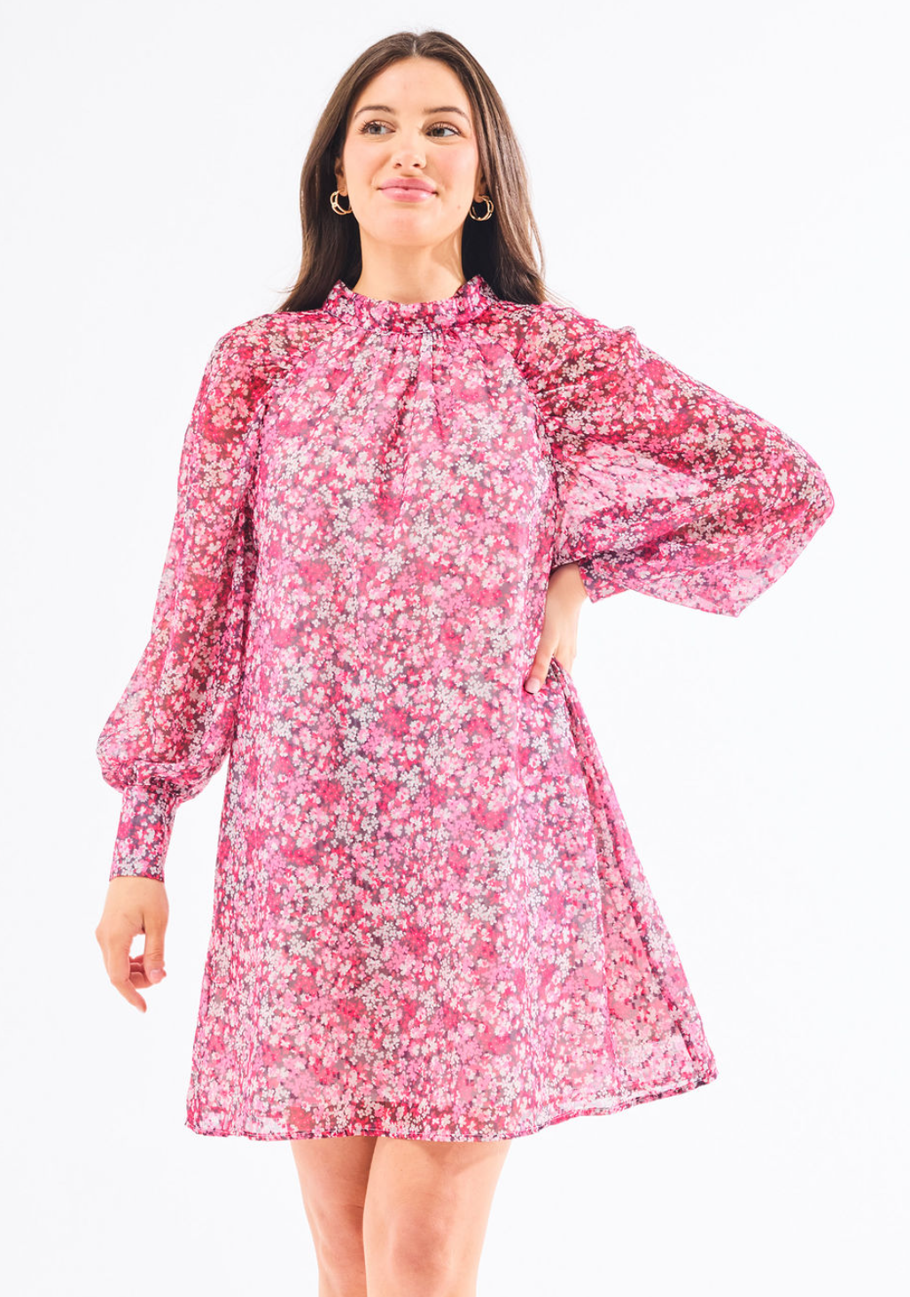 Veronica Dress in Daydreaming Pink