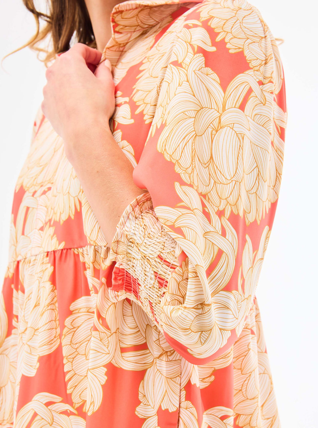 Eleanor Dress In Floral Fire