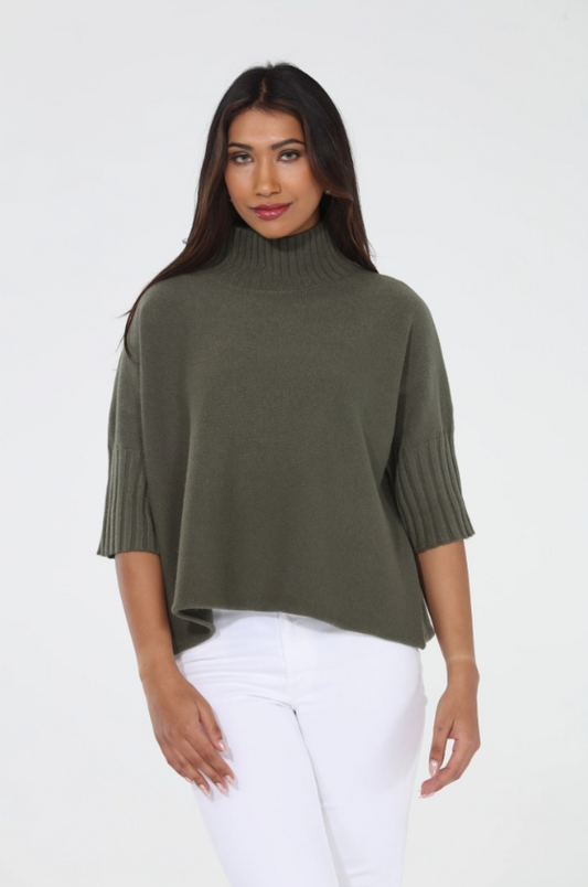 Swing Sweater in Olive