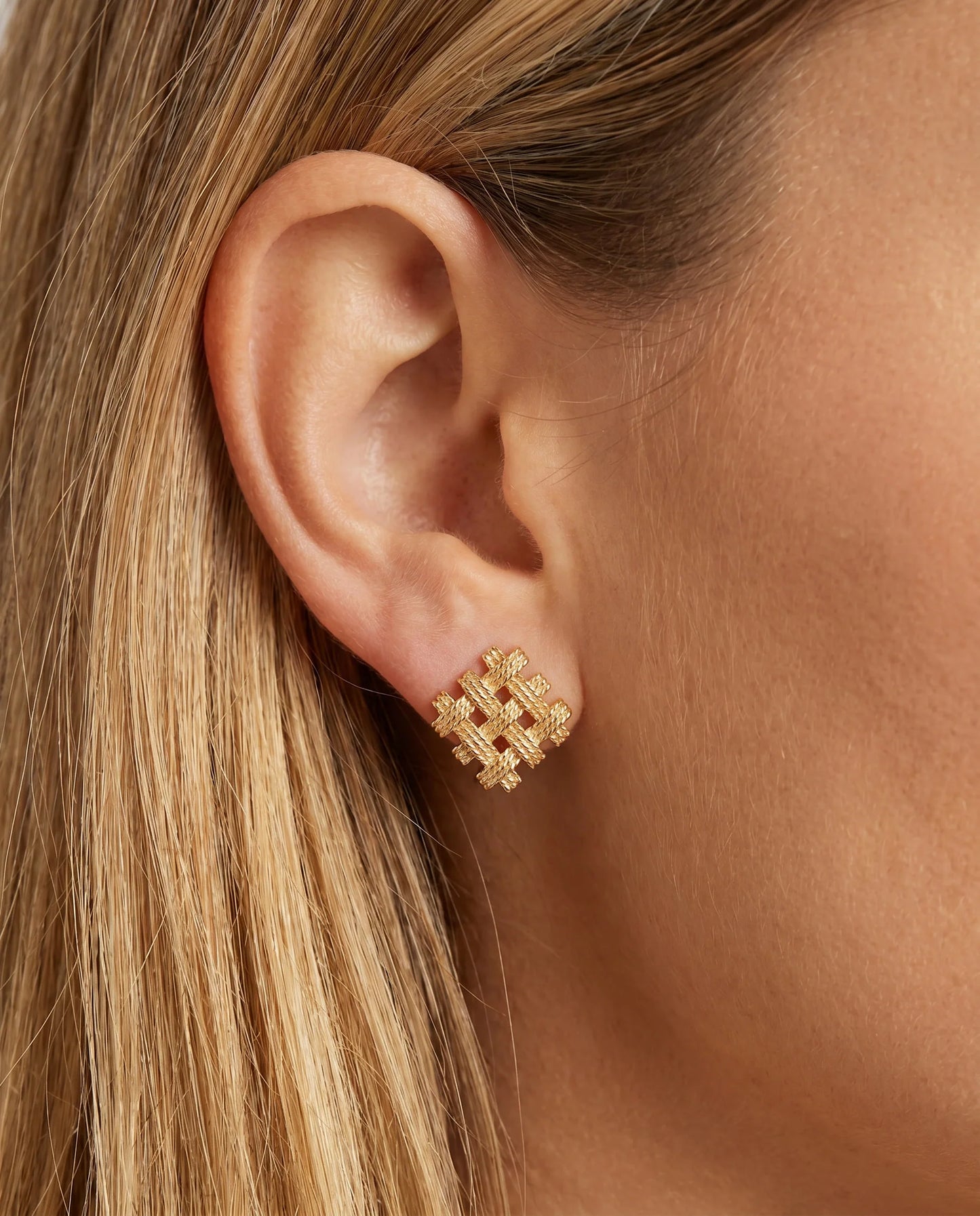 Woven Rope Earrings - Waterproof