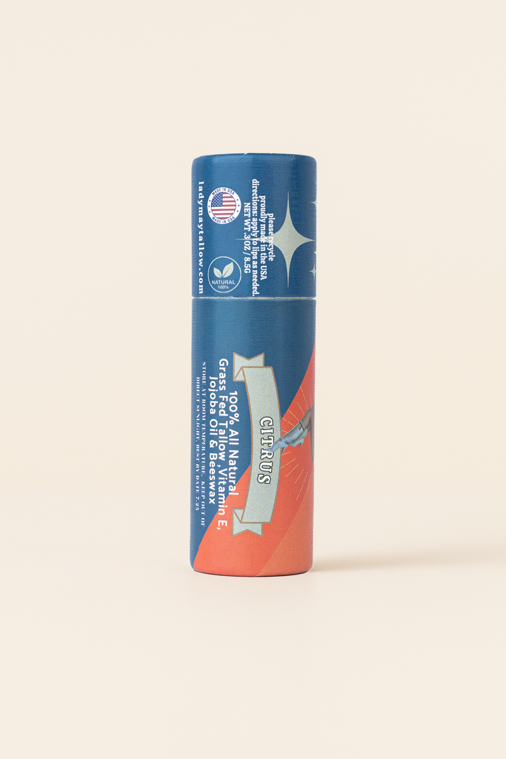 Tallow Lip Balm - Vanilla Bean