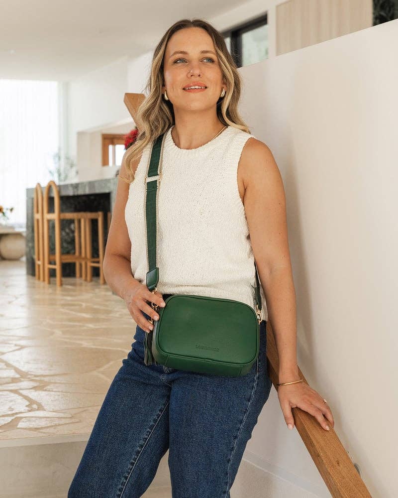 Jacinta Gia Crossbody Bag - Forest Green