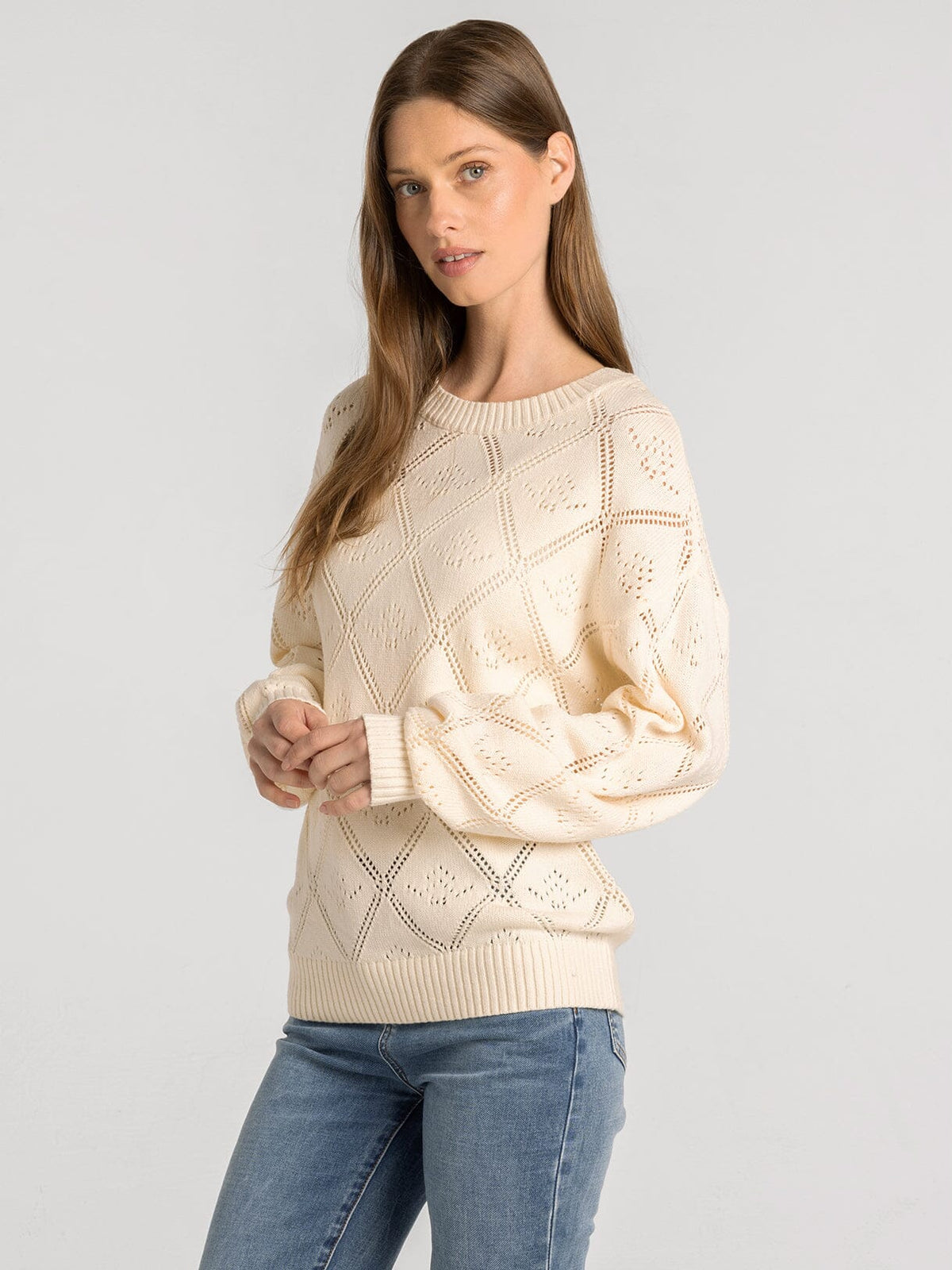 Blythe Sweater in Cream