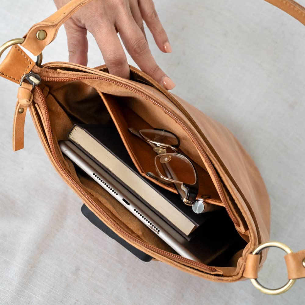 Newport Tote Bag in Camel