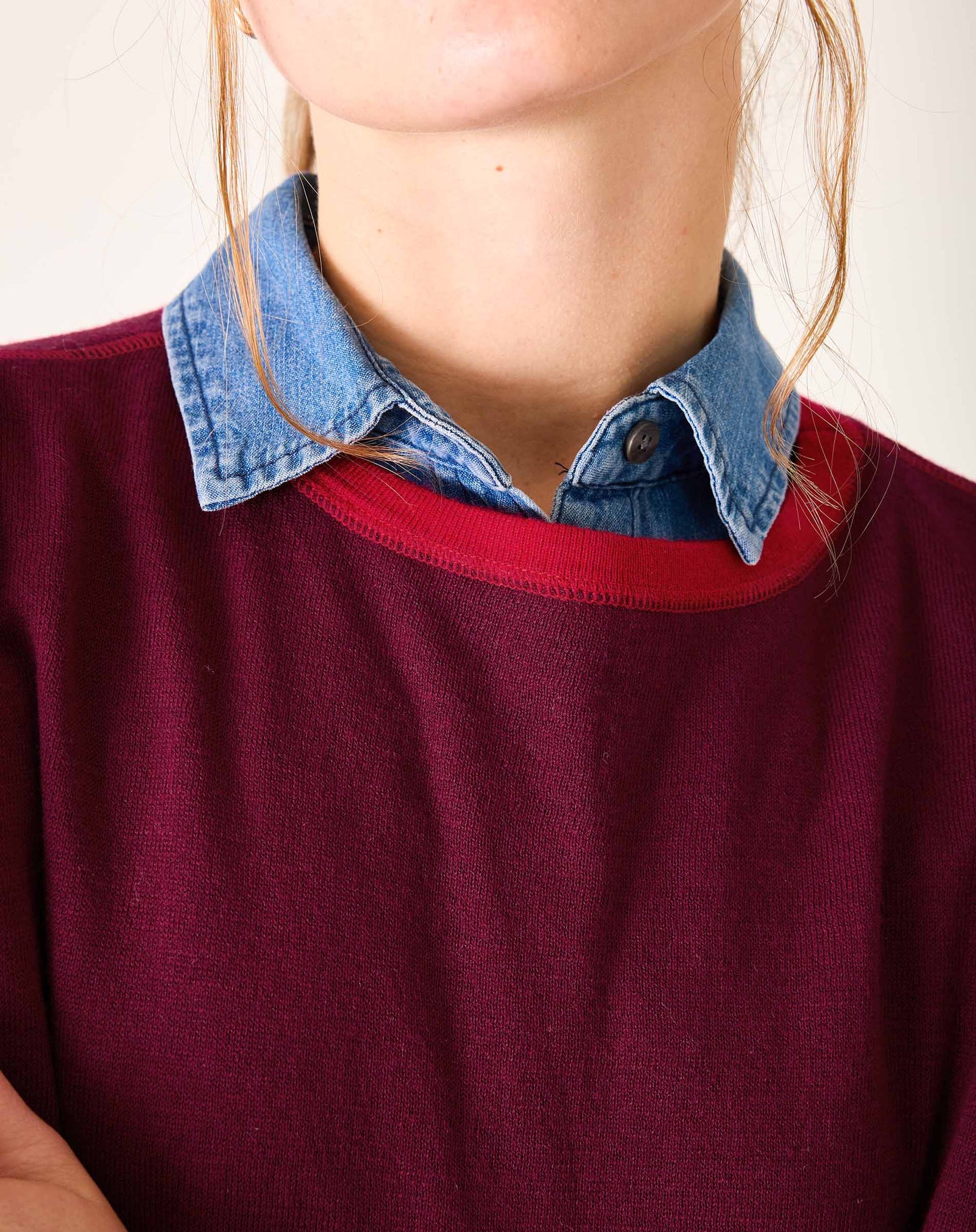 Delmar Sweater in Sangria