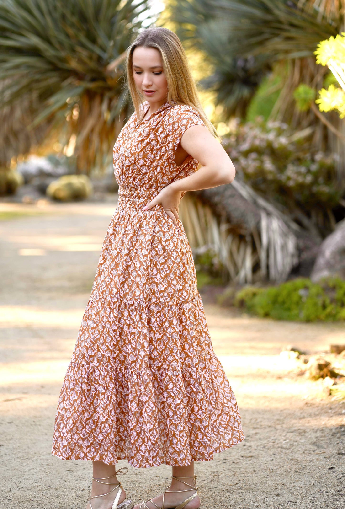 Camille Maxi Dress in Mocha