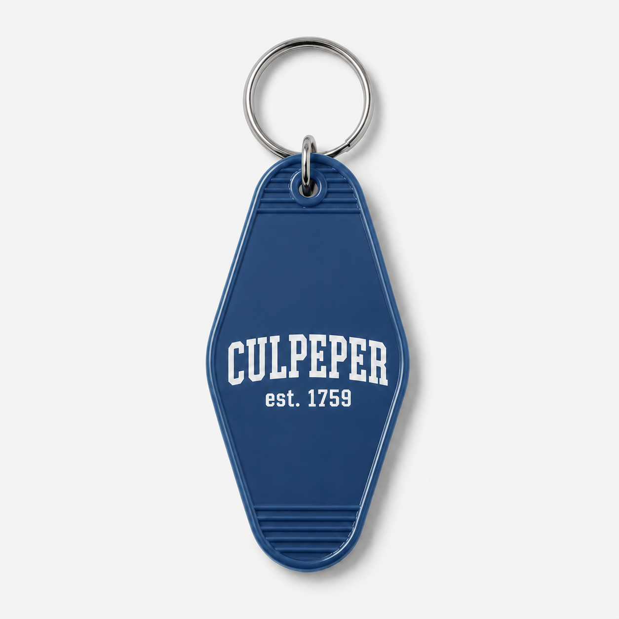 Culpeper Hotel Key Tag in Blue