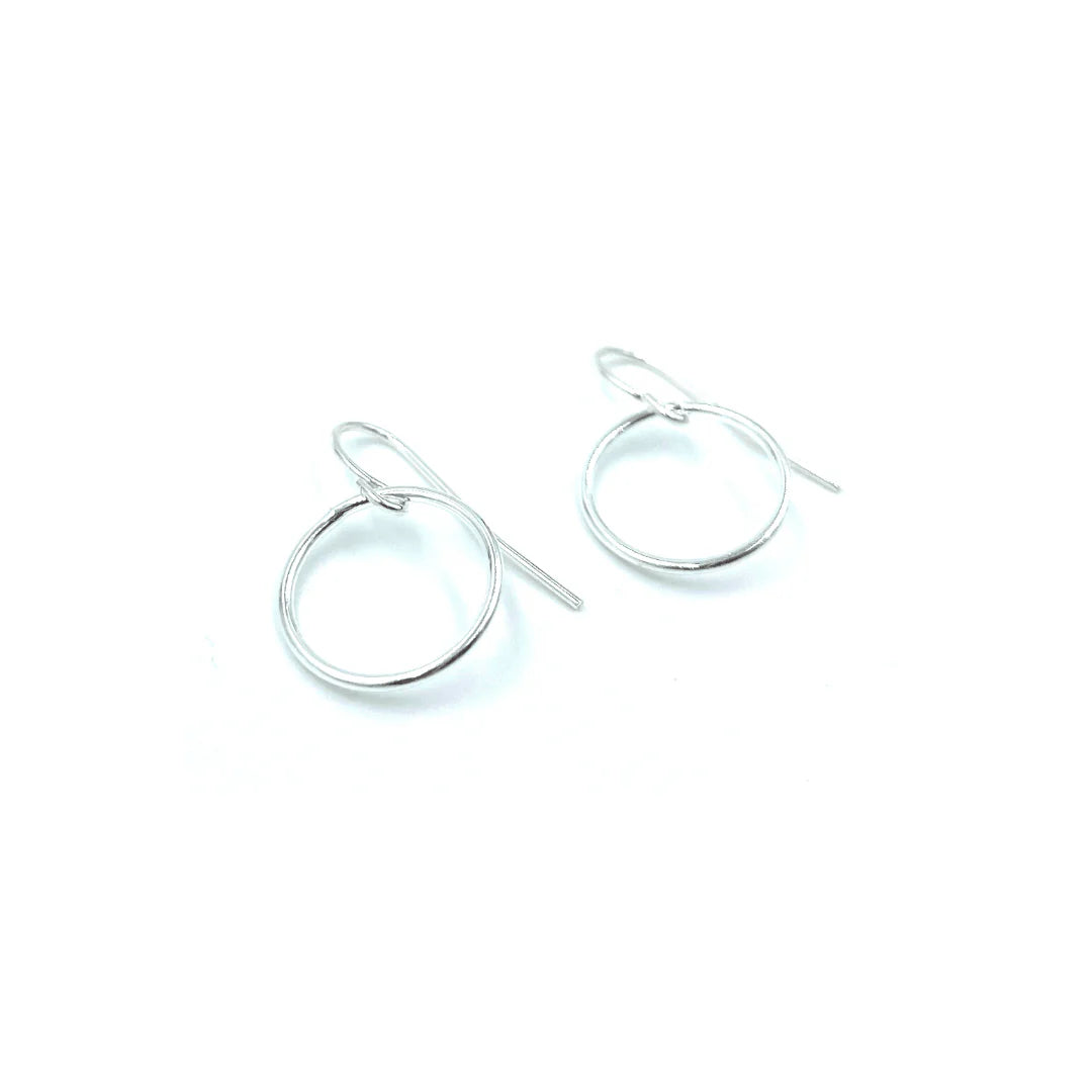 Circle of Love Sterling Hoop Earring