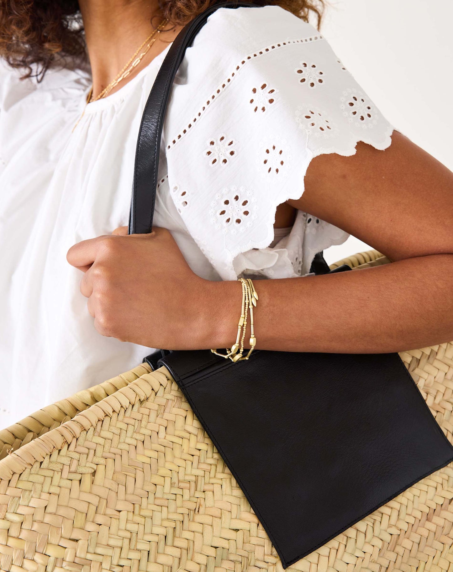 Marrakech Market Basket in Black (2 sizes)