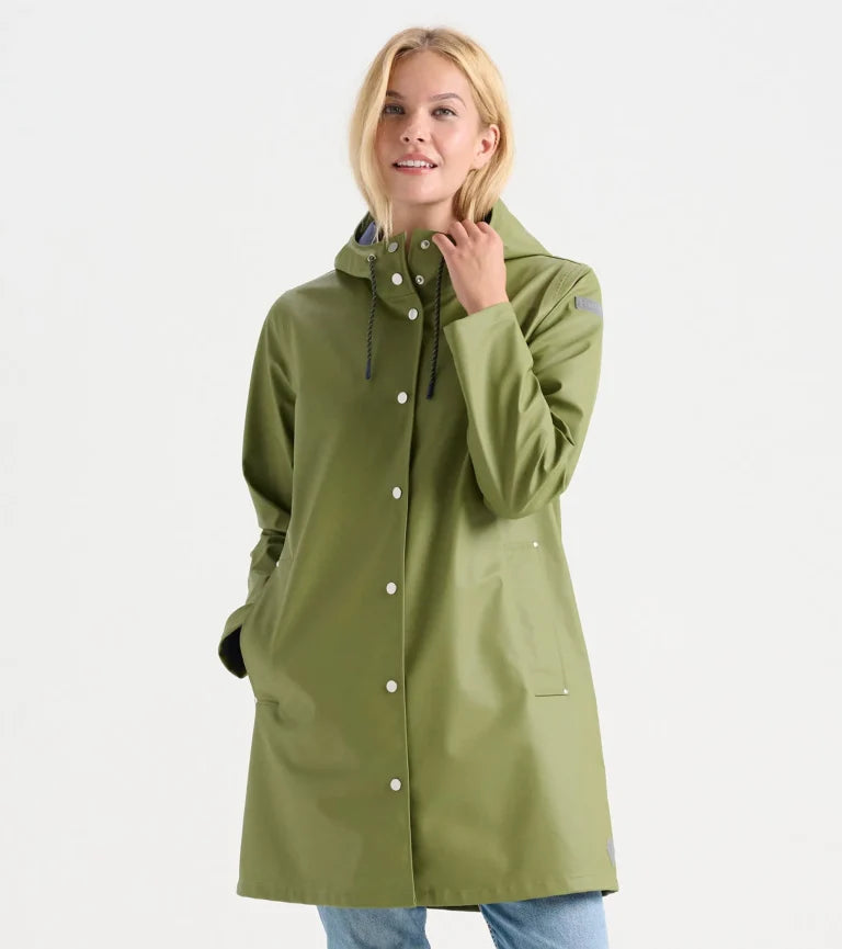 Newport Rain Jacket in Loden Green