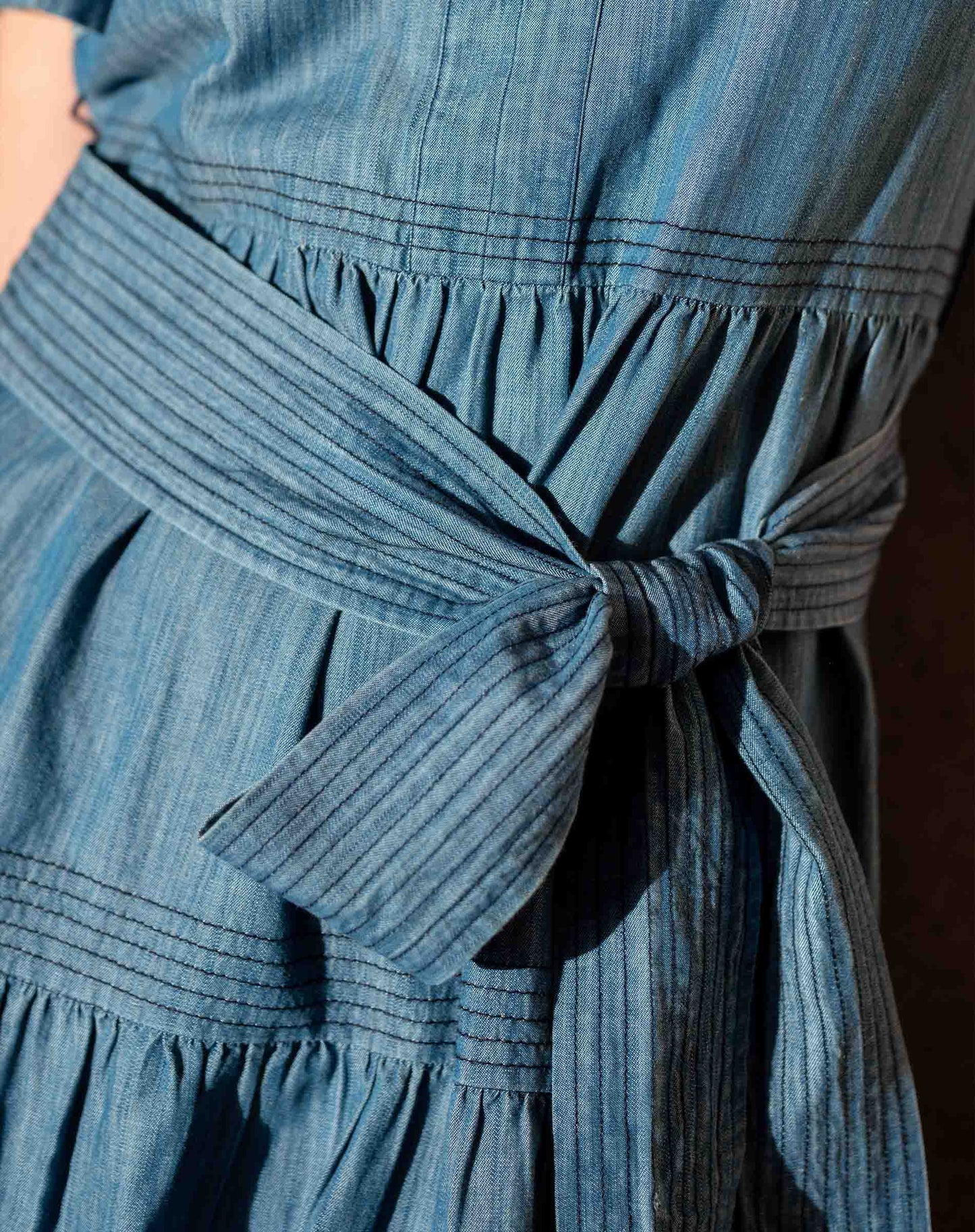 Pariscope Dress in Chambray