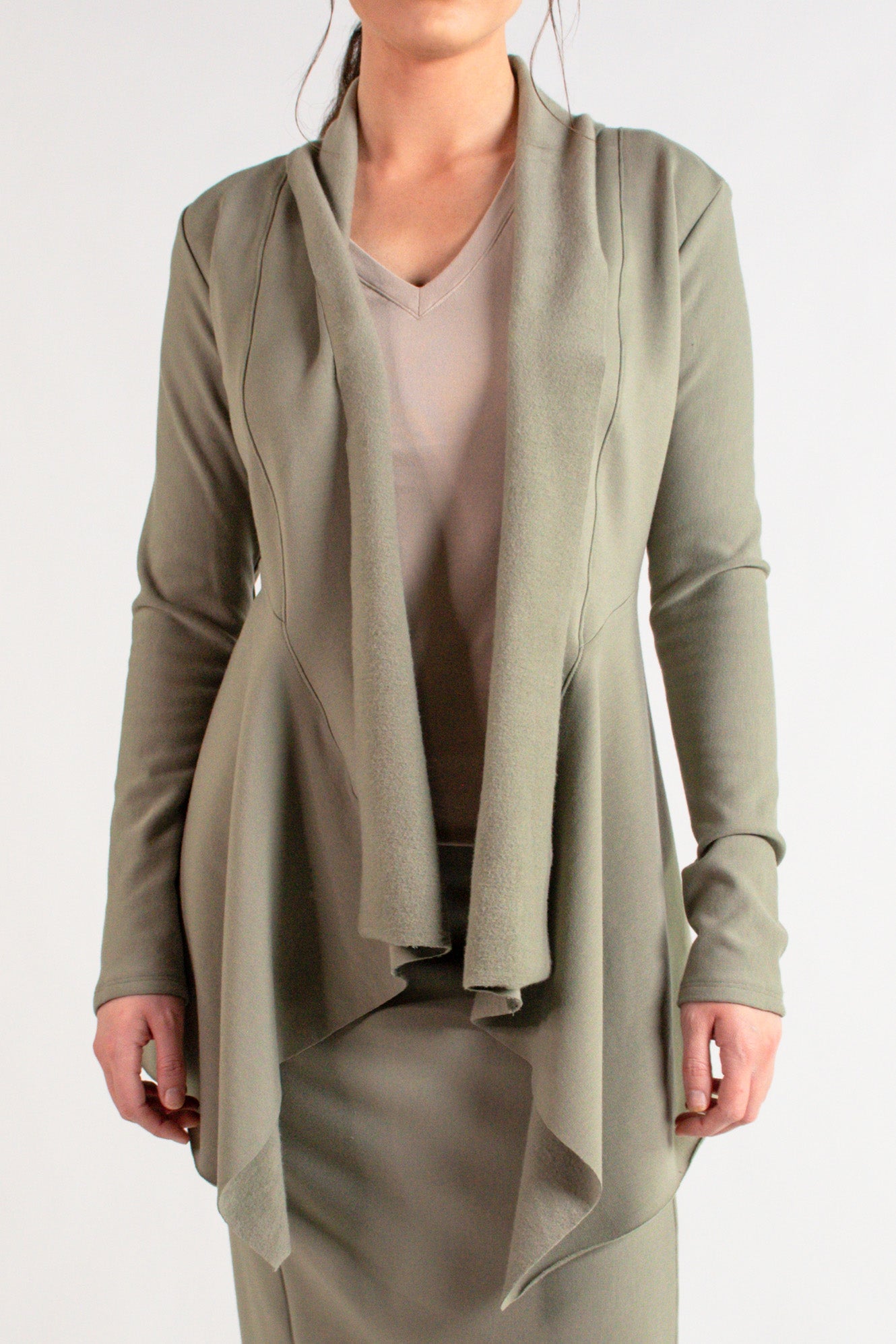 Jute Jacket in Eucalyptus