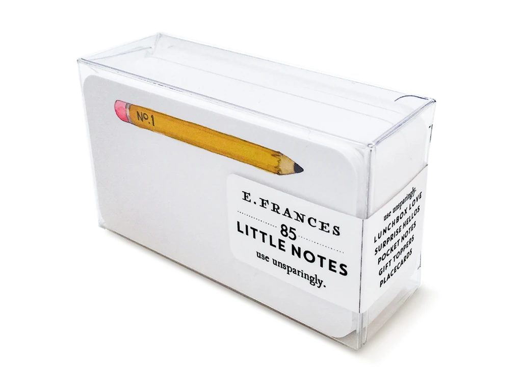 Pencil Boxed Little Notes