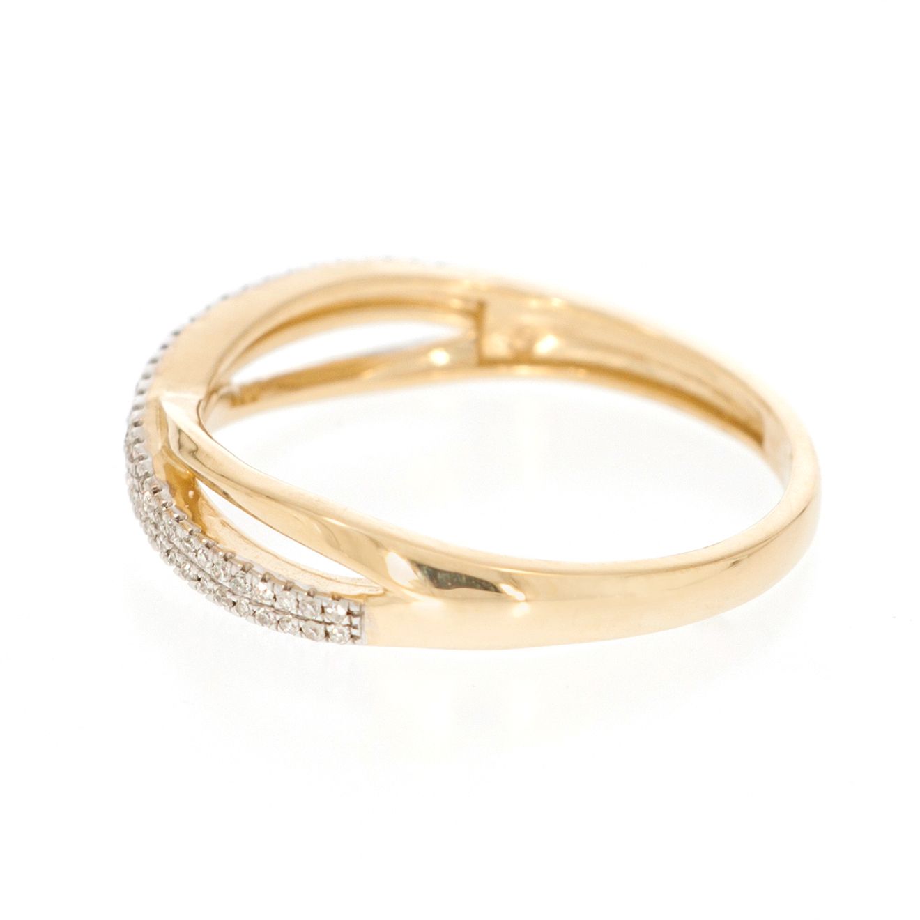 Crisscross Ring in Gold