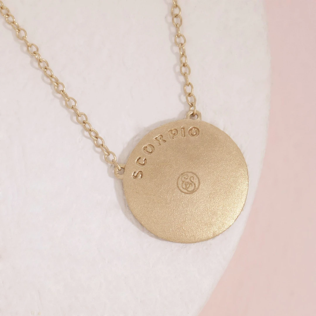 Scorpio Zodiac Necklace