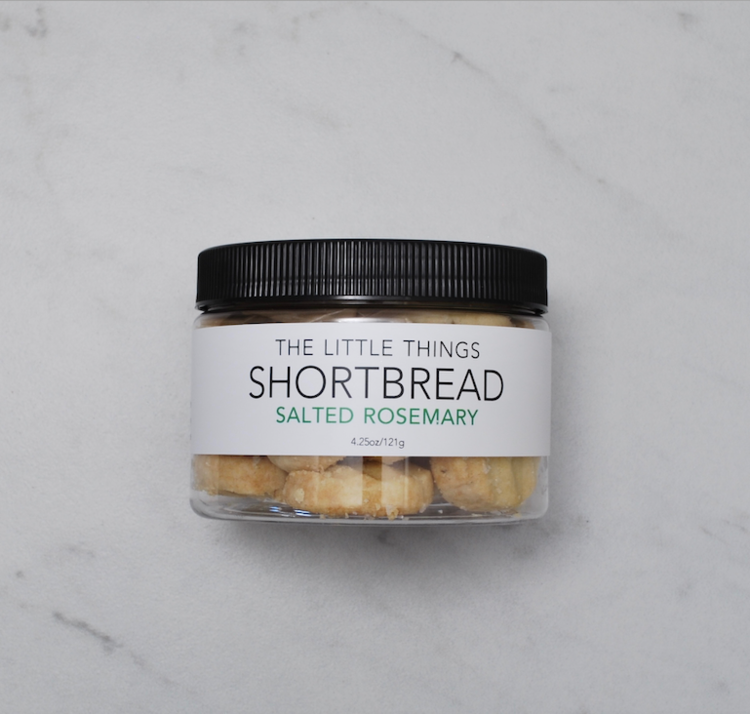 Salted Rosemary Shortbread