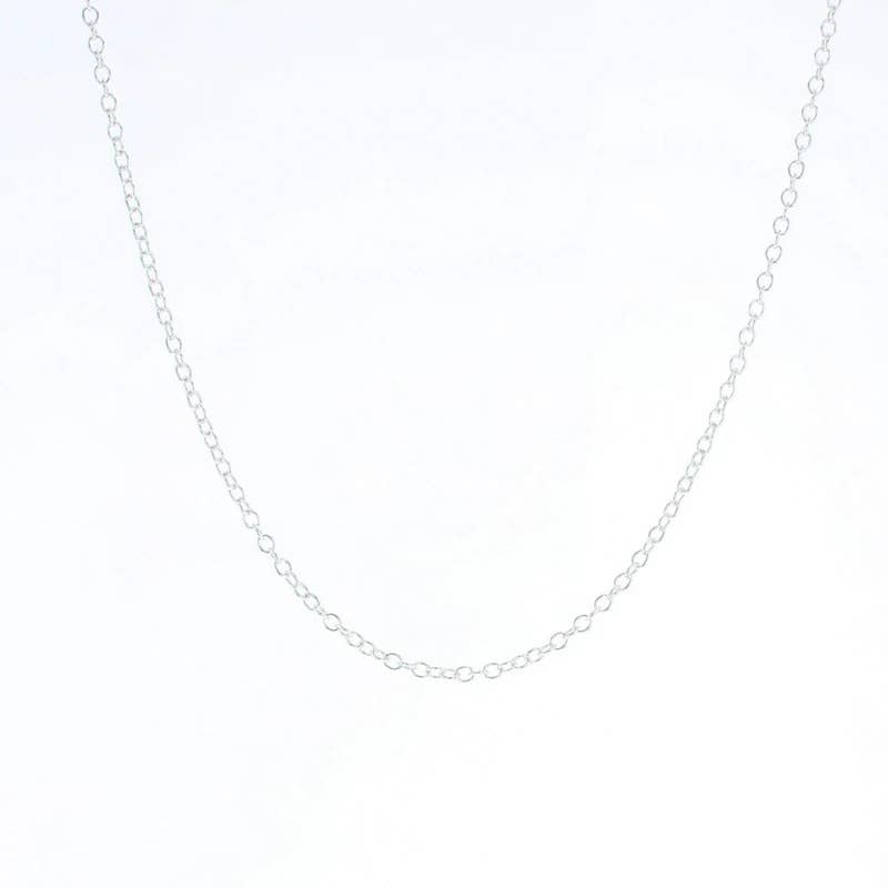 18" Silver Cable Chain