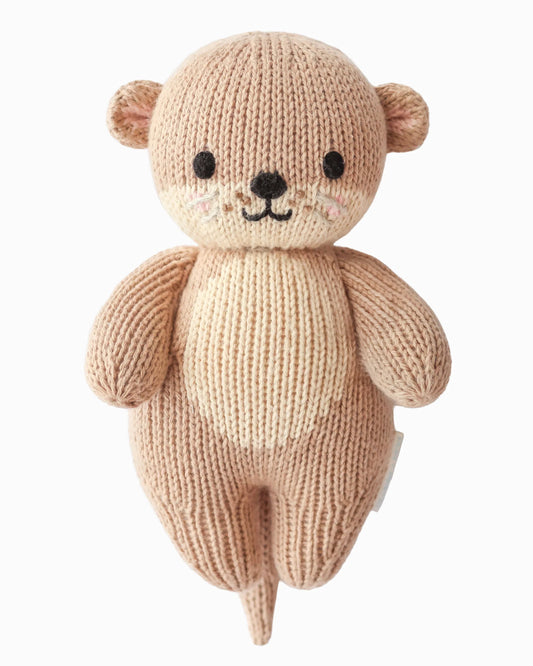 Baby Otter Hand-Knit Plush