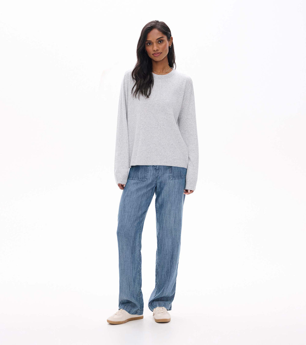 Boyfriend Sweater in Athletic Grey