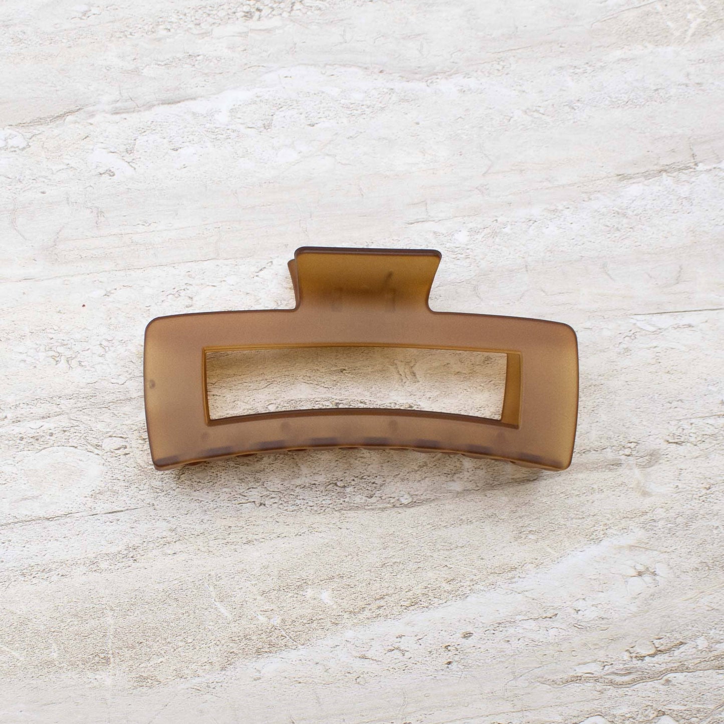 Jumbo Square Hair Clip: Matt Sage