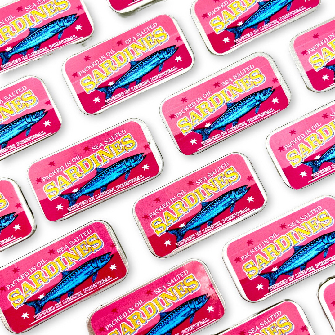 Portugal-Inspired Lip Balm in Sardine Tin – 3 Flavors