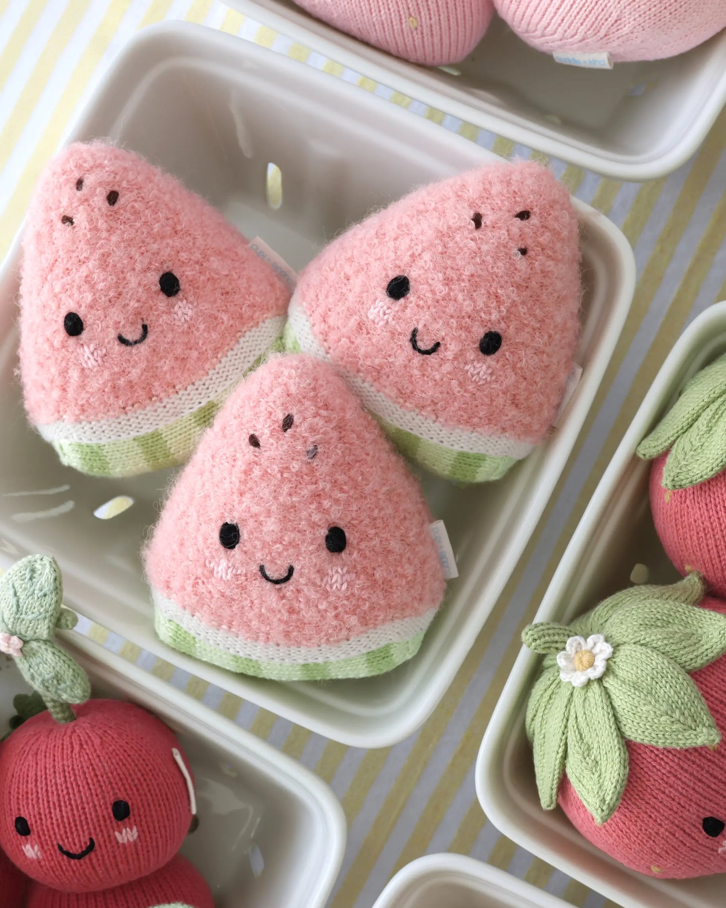 Baby Watermelon Hand-Knit Plush