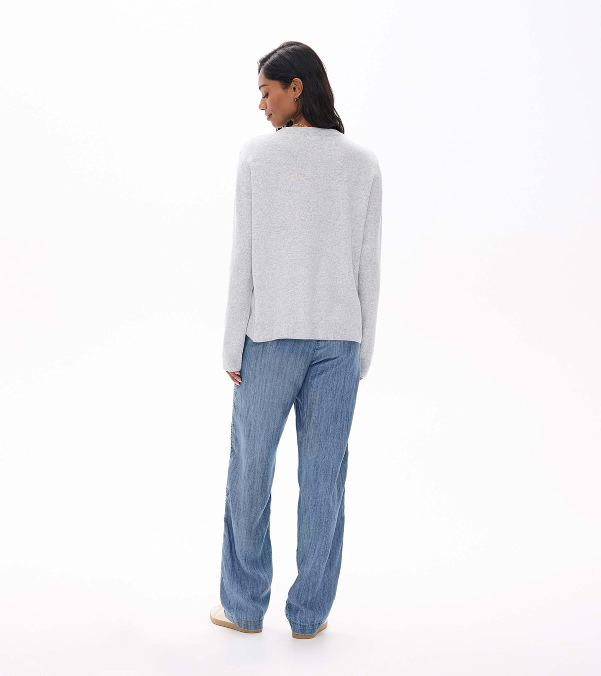 Boyfriend Sweater in Athletic Grey