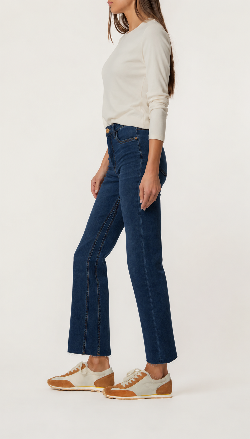 Kelsey Ankle Flare Jeans in Improve