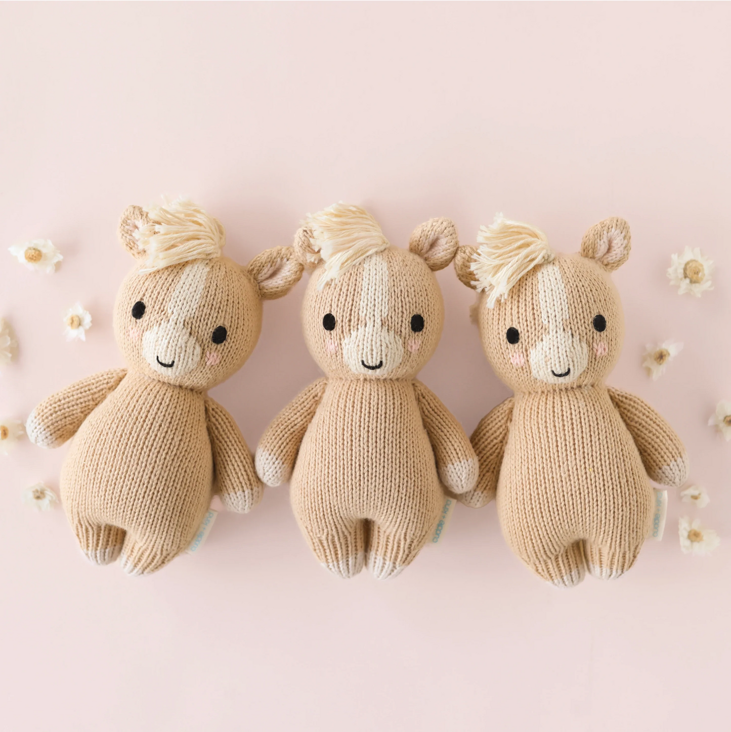 Baby Pony Hand-Knit Plush
