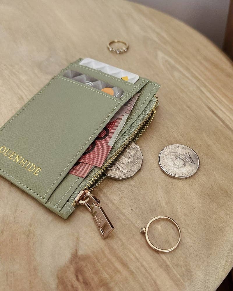 Cara Cardholder in Sage Green