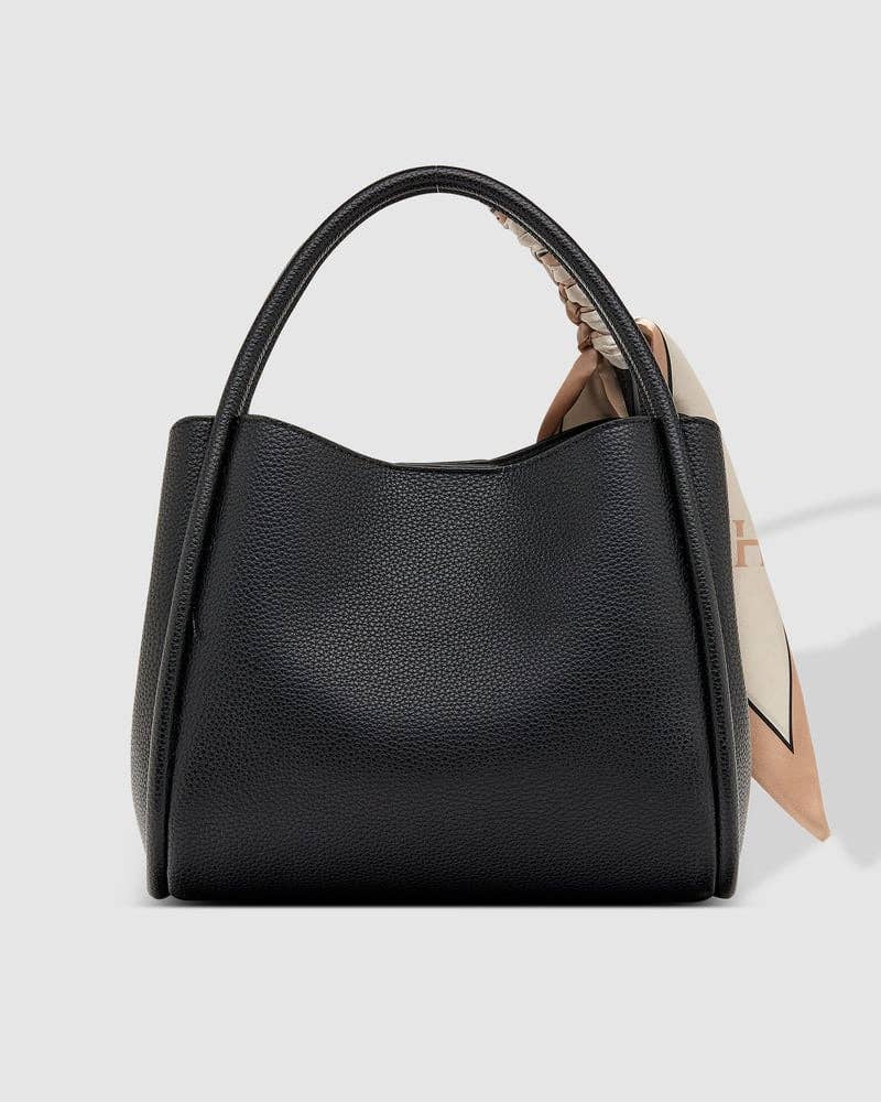 Steffie Mini Tote Bag in Black