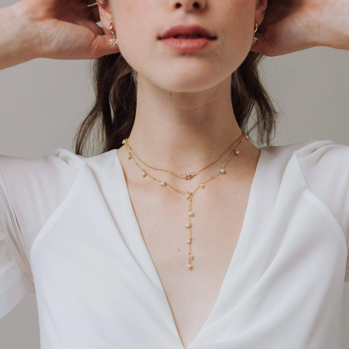Harlowe Necklace in Gold