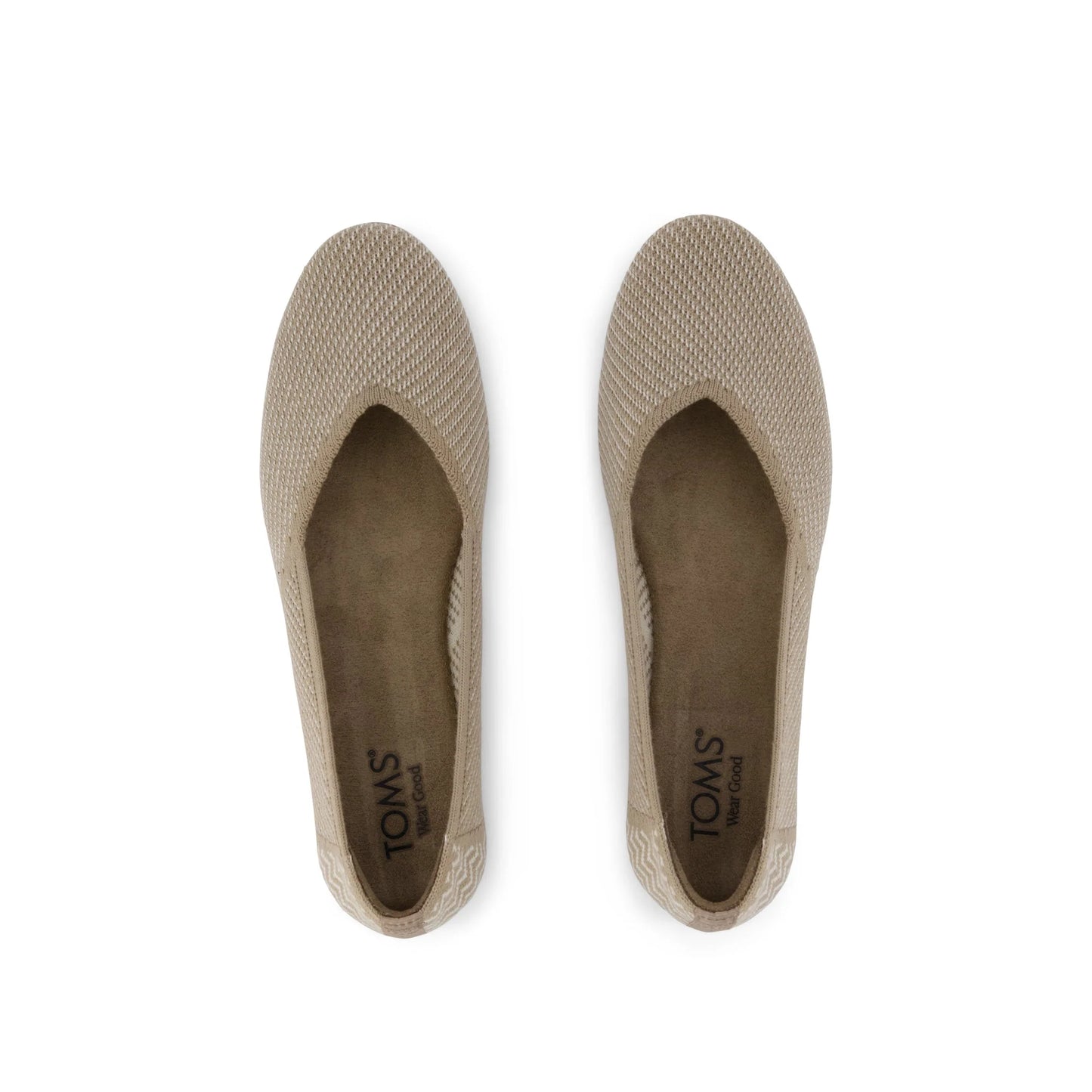 Gemma Flat in Dune Brown Engineered Knit