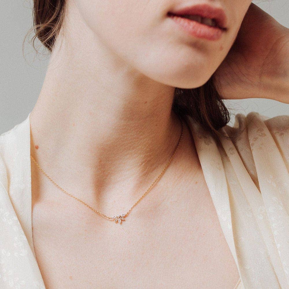 Harlowe Necklace in Gold