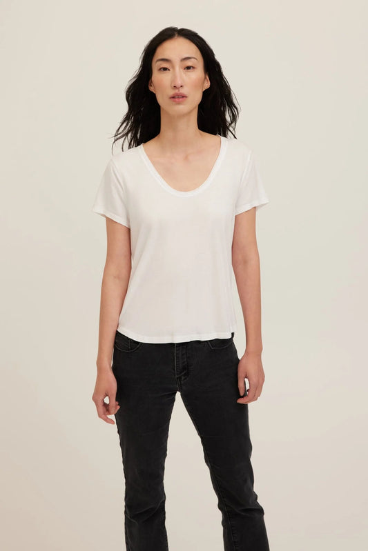Flora U Neck Tee