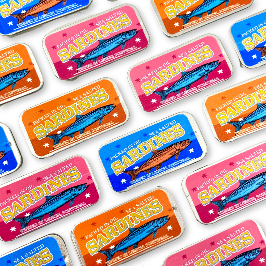 Portugal-Inspired Lip Balm in Sardine Tin – 3 Flavors