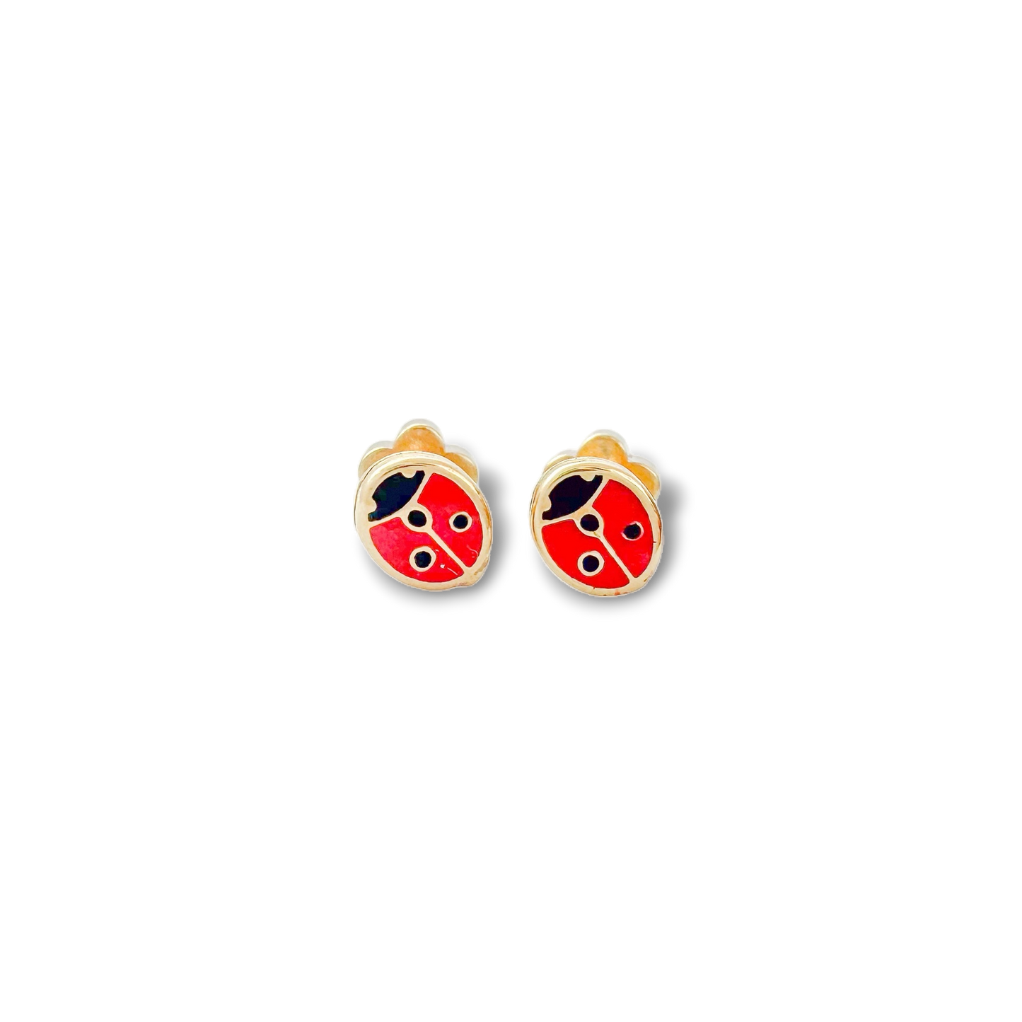 Ladybug Tiny Stud Earrings