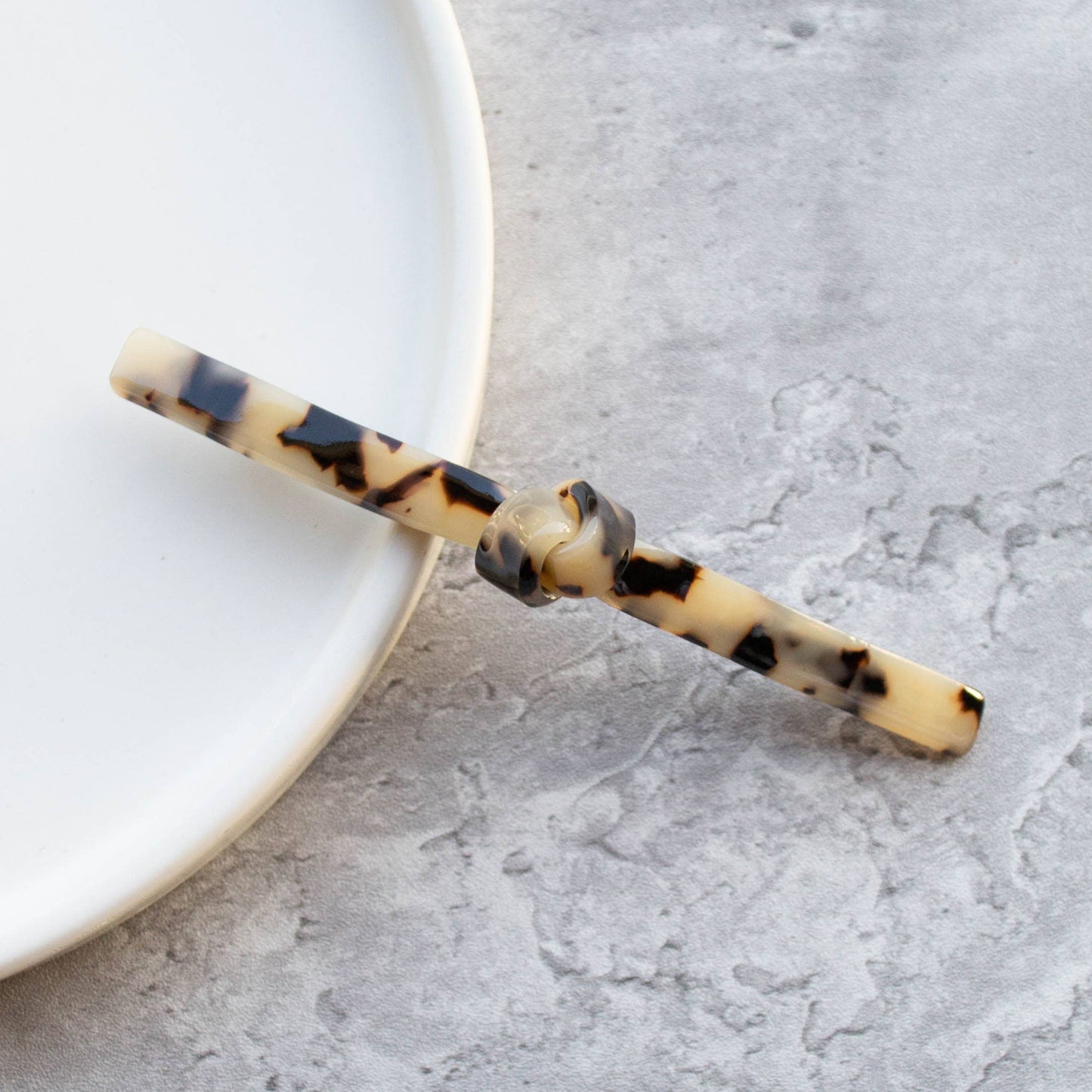 Eco French Twist Hair Barrettes: Espresso