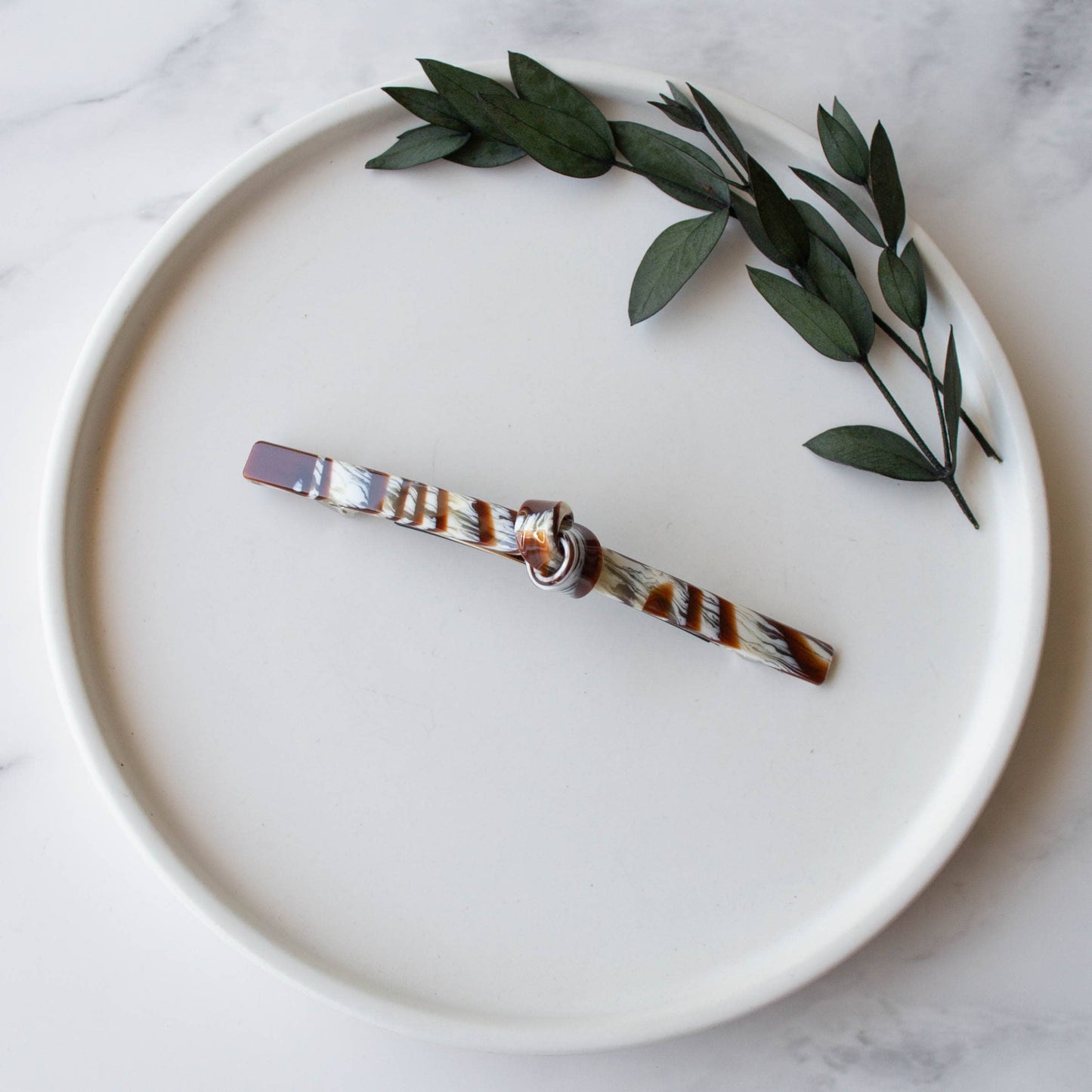 Eco French Twist Hair Barrettes: Pink Aura