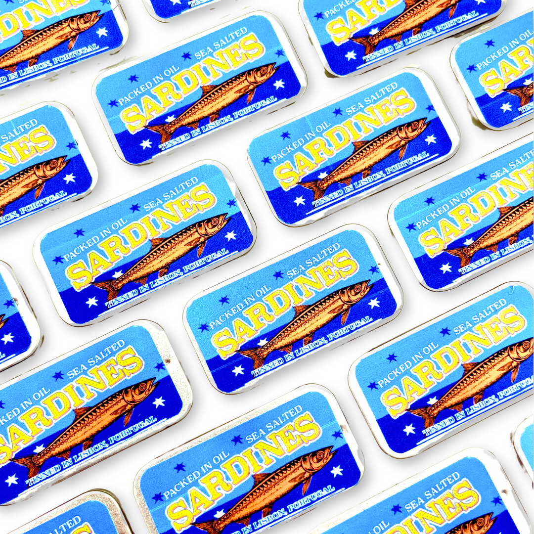 Portugal-Inspired Lip Balm in Sardine Tin – 3 Flavors