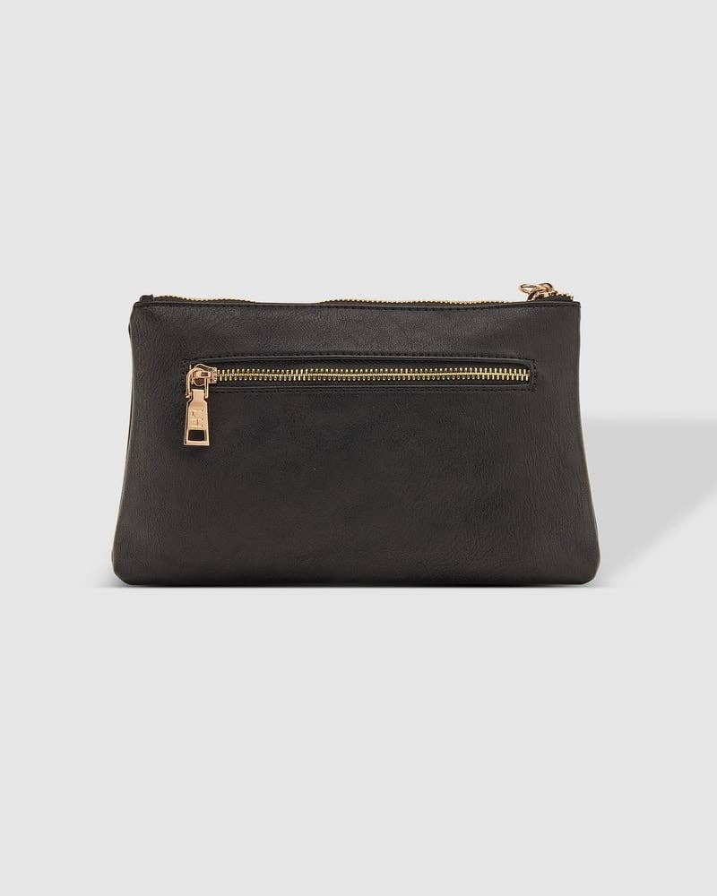 Mimi Logo Wristlet in Black