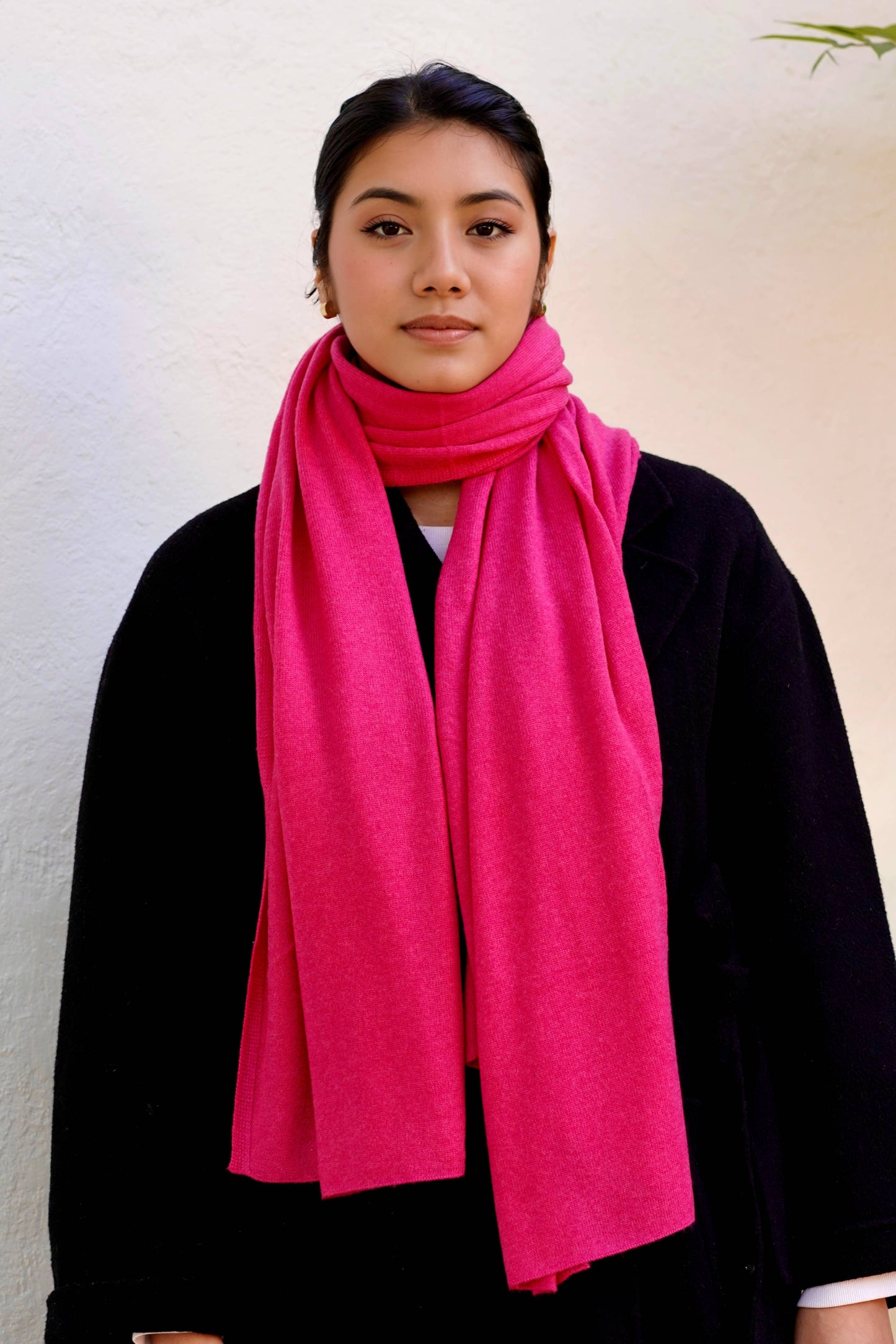 Cashmere Scarf/Wrap Fuschia