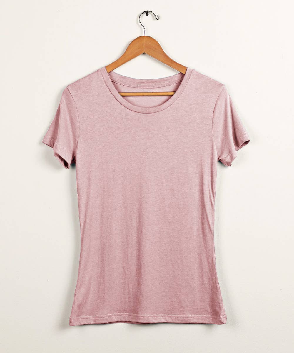 Fitted Tee in Petal