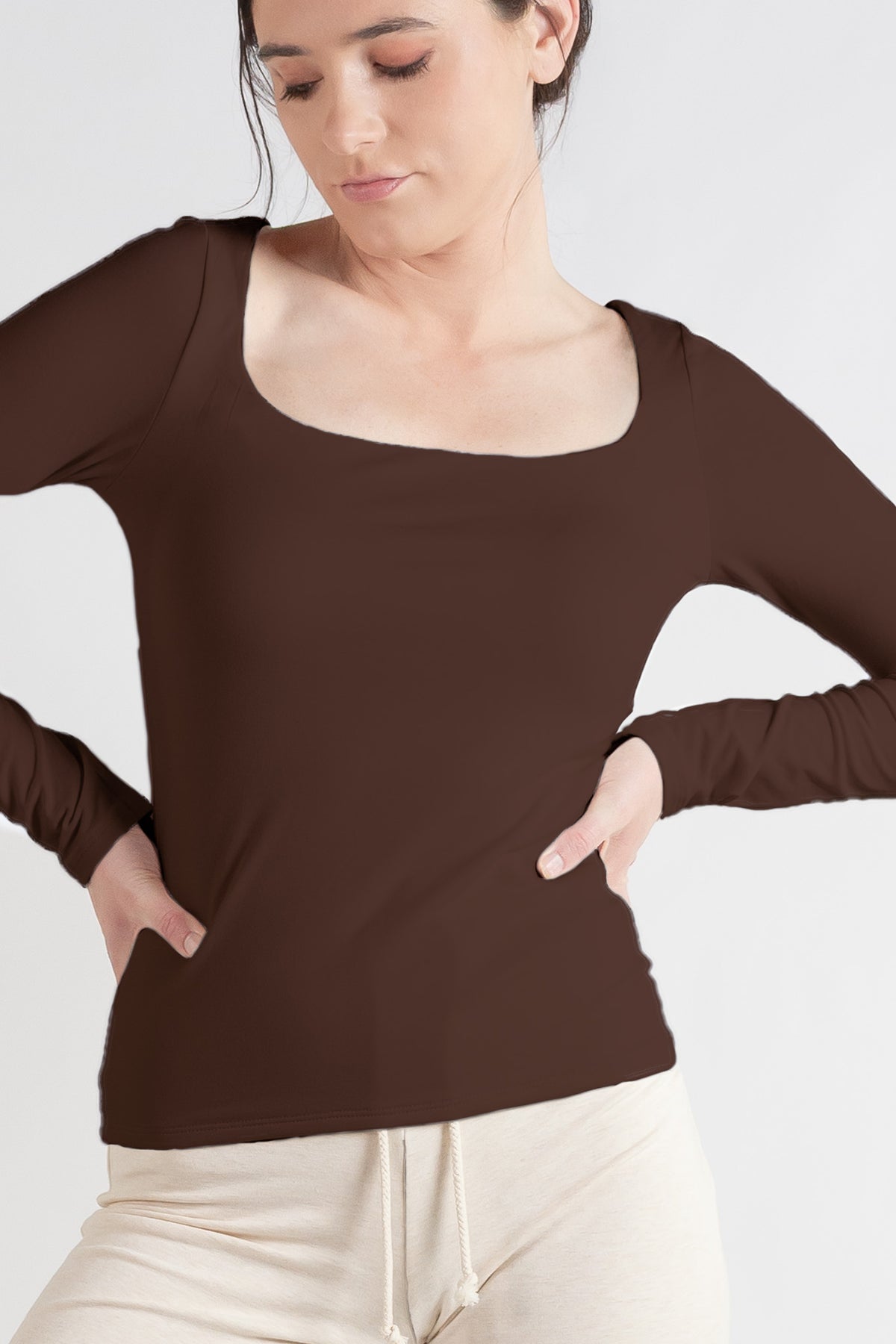 Reece Top in Espresso