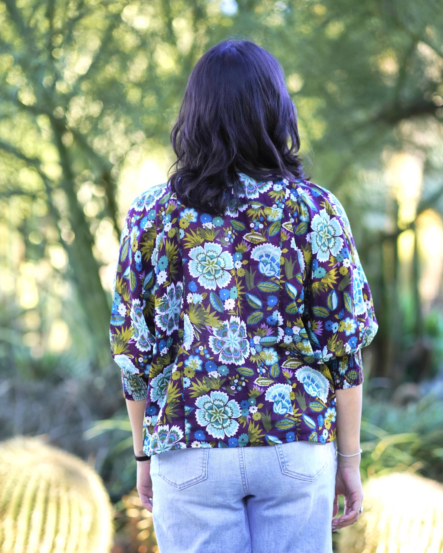 Anjou Top in Eggplant