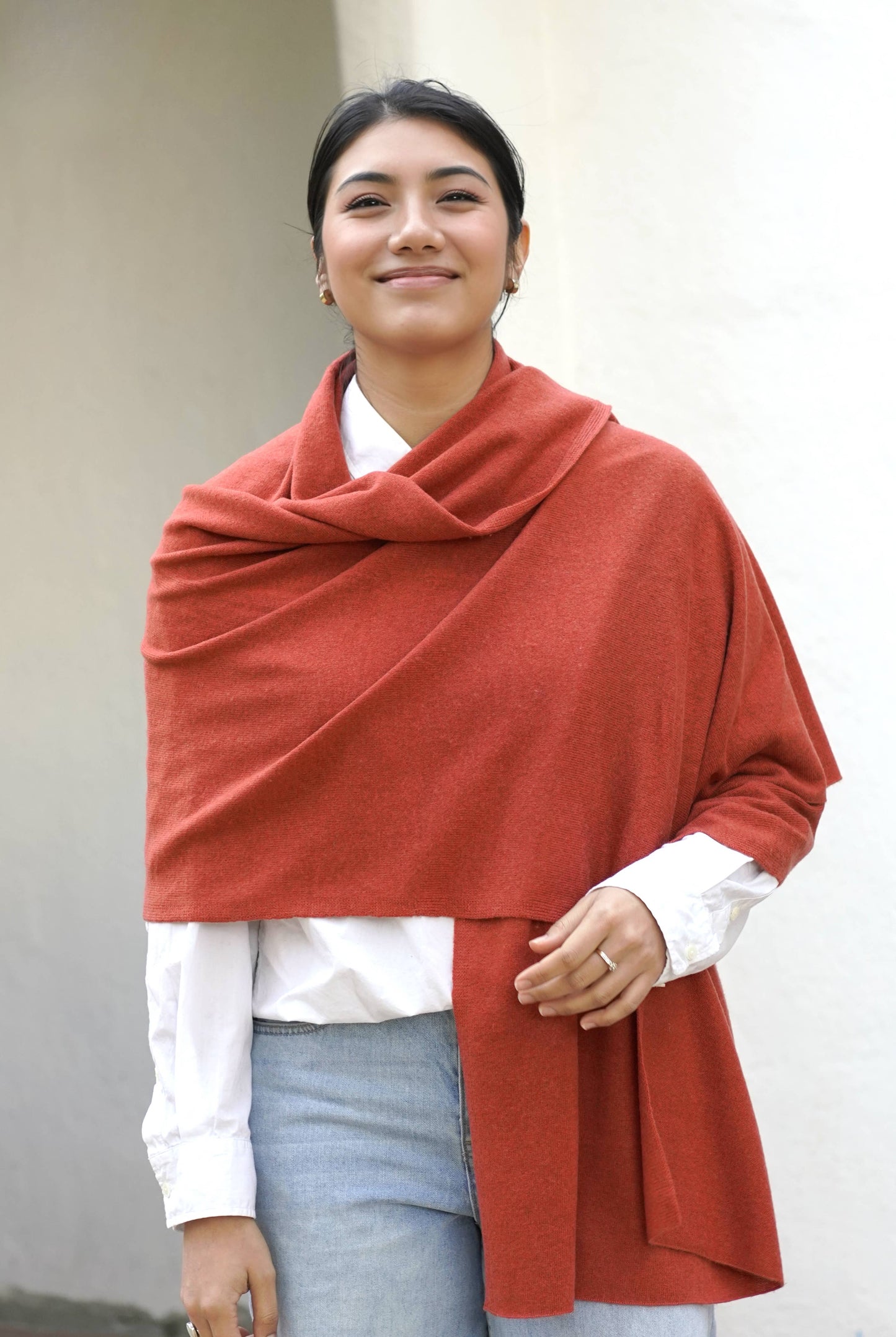 Cashmere Scarf/Wrap Spice 