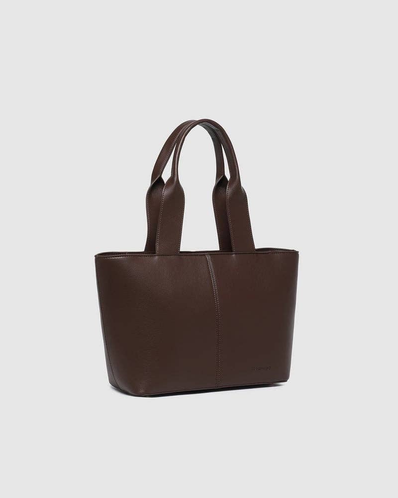 Henley Tote Bag in Chocolate