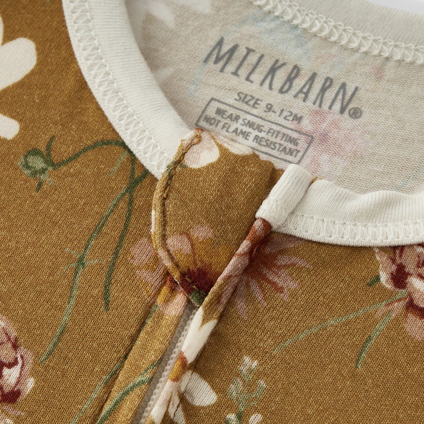 Luxe Stretch Zipper Pajama in Wildflower